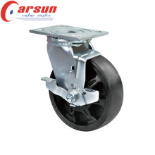 100 Heavy Duty Swivel High Temperature Wheel Caster (with side brake)